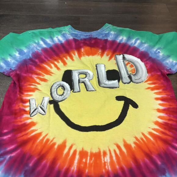 Travis Scott Tie Dye Astro World T Shirt Large - Picture 4 of 5